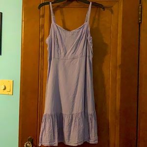 Old navy size M lavender cami dress with ruffle bottom